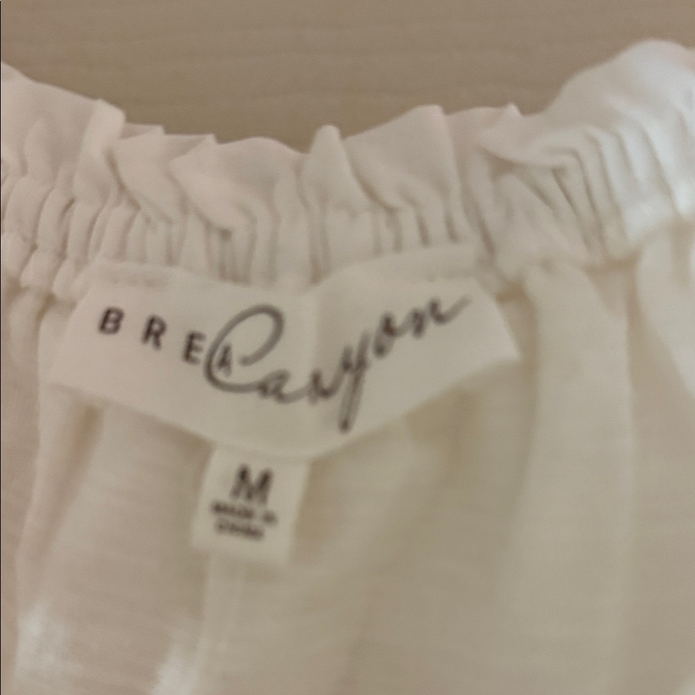 Canon White Ruffle Blouse - Picture 2 of 3